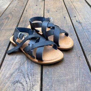 Blue sandals